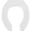 Bemis Round White Plastic Toilet Seat