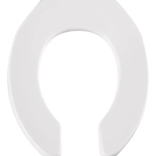 Bemis Round White Plastic Toilet Seat
