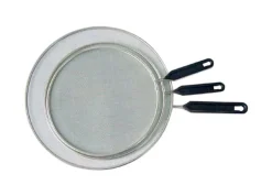Bene Casa Silver/Black Steel Splatter Shield Set