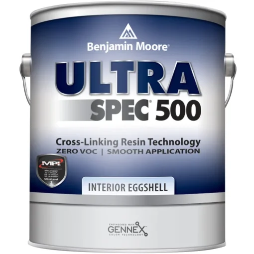 Benjamin Moore Ultra Spec 500 Eggshell Base 4 Acrylic Copolymer Paint 1 gal. (Pack of 4)