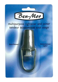 Ben-Mor Quick Release Button Multi-Purpose Tightener 1.25 Lx4.5 W in. for Clothesline/Cable and Rope