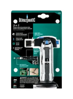 Bernzomatic 3-In-1 Trigger Start Micro Torch 5-1/2 oz. with Spark Igniting Solder Tip Attachment