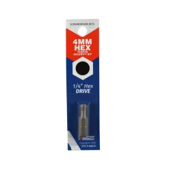 Best Way Tools Hex 4 mm X 1 in. L Tamper-Proof Security Bit Carbon Steel 1 pc