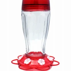 Big Gulp Hummingbird Feeder, Glass Bottle, 40-oz.