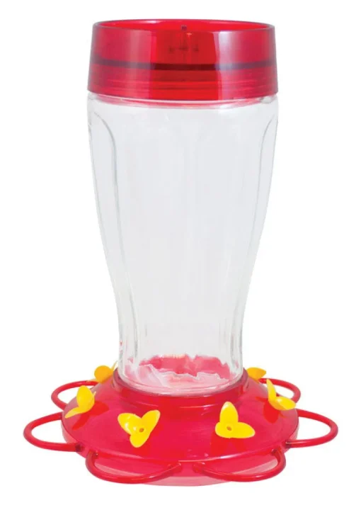 Big Gulp Hummingbird Feeder, Glass Bottle, 40-oz.