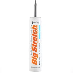 Big Stretch Big Stretch Gray Acrylic Caulk 10.5 oz. (Pack of 12)