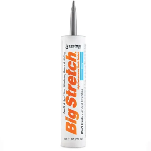 Big Stretch Sashco Gray Acrylic Caulk 10.5 oz.