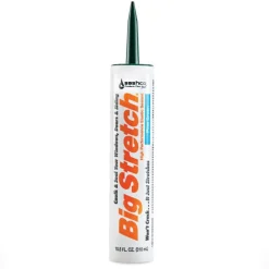 Big Stretch Sashco Pine Green Paintable Acrylic Caulk for Indoor/Outdoor (Pack of 12)