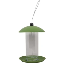 BIRD FEEDER TUBE GRN SML