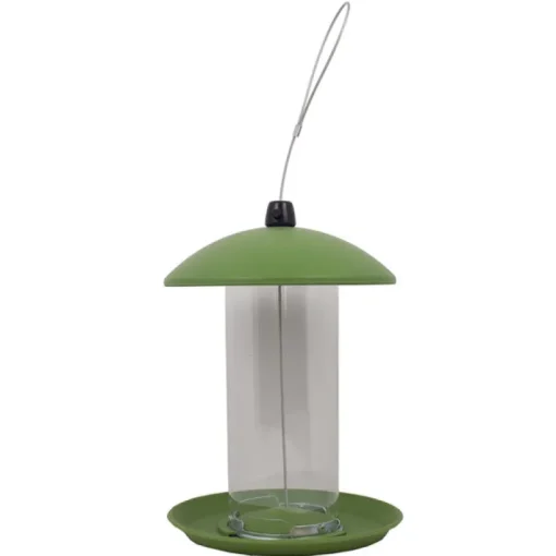 BIRD FEEDER TUBE GRN SML