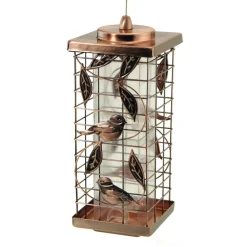 Bird Feeder, Tube, Squirrel-Resistant, Holds 1.75-Lbs.