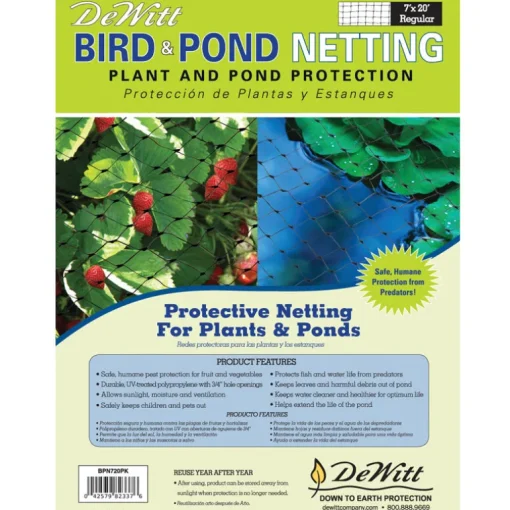 BIRD NETTING BLK 7X20'