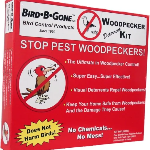 Bird-B-Gone Bird Deterrent Kit For Woodpeckers 5 pk