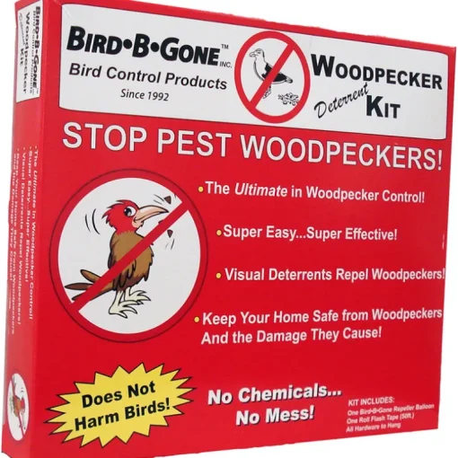 Bird-B-Gone Bird Deterrent Kit For Woodpeckers 5 pk