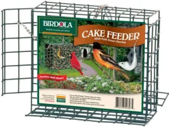 Birdola Products 54327 Large Cake Feeder With Fold-Down Perches (Pack of 5)