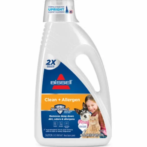 Bissel Multi Allergen Biodegradable Carpet Cleaning Formula Concentrate 60 oz. (Pack of 4)