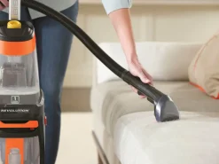 Bissell ProHeat 2X Revolution Bagless Carpet Cleaner 6.8 amps Standard Orange