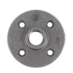 BK Products 1/2 in. FPT Black Malleable Iron Floor Flange