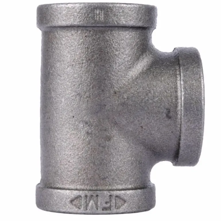 Bk Products 3/8 In. Fpt X 3/8 In. Dia. Fpt Black Malleable Iron Tee