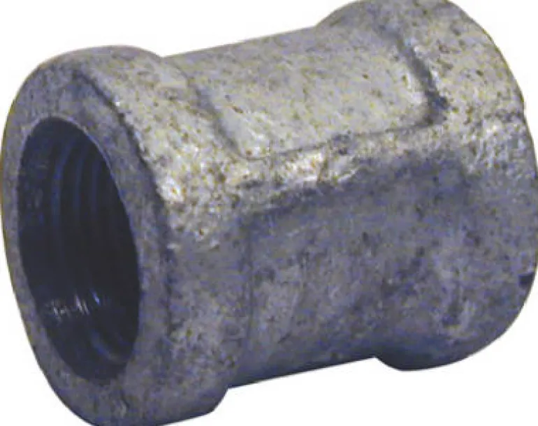 BK Products 3/4 in. FPT x 3/4 in. Dia. FPT Galvanized Malleable Iron Coupling