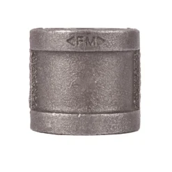 BK Products 3/4 in. FPT x 3/4 in. Dia. FPT Black Malleable Iron Coupling