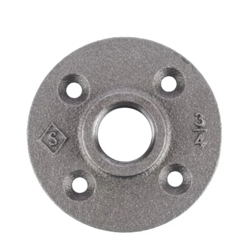 BK Products 3/4 in. FPT Black Malleable Iron Floor Flange (Pack of 5)