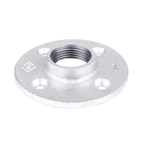 BK Products 1 in. FPT Galvanized Malleable Iron Floor Flange (Pack of 5)