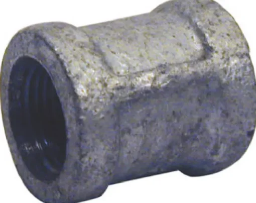 BK Products 1 in. FPT x 1 in. Dia. FPT Galvanized Malleable Iron Coupling (Pack of 5)