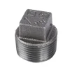 Bk Products 1 In. Mpt Black Malleable Iron Plug