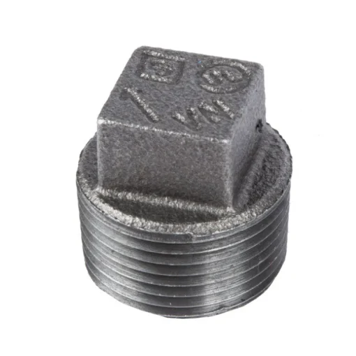 Bk Products 1 In. Mpt Black Malleable Iron Plug