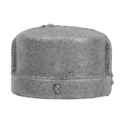 BK Products 1/2 in. MPT Black Malleable Iron Cap (Pack of 5)