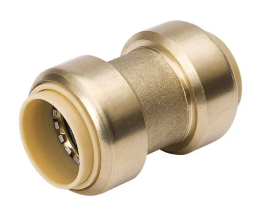 BK Products ProLine 1 in. Push X 1 in. D Push Brass Coupling