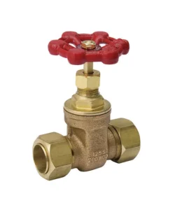 B&K ProLine 1/2 in. Comp x Comp Brass Gate Valve
