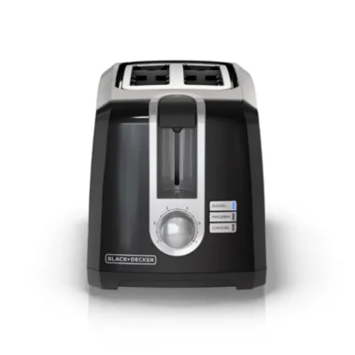 Black and Decker Metal Black 2 slot Toaster 13 in. H x 8 in. W x 12.79 in. D