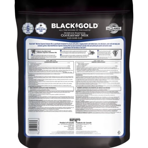Black Gold All Purpose Potting Mix 8 qt