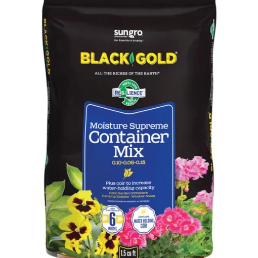 Black Gold Moisture Supreme 0.10-0.06-0.13 Container Mix 1.5 cu. ft.