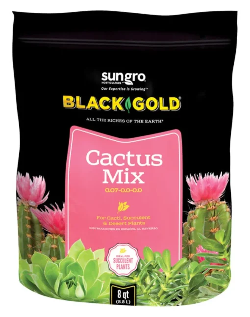 Black Gold Organic Cacti and Succulent Potting Mix 8 qt