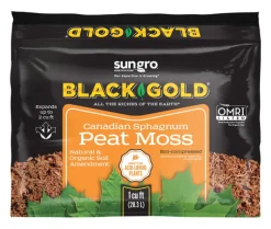 Black Gold Organic Canadian Sphagnum Peat Moss 1 cu ft