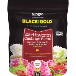 Black Gold Organic Earthworm Castings 8 qt