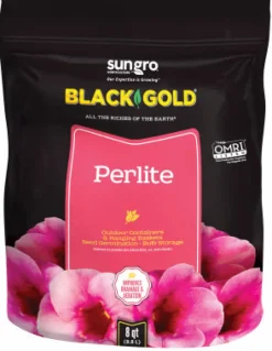 Black Gold Organic Perlite 8 qt (Pack of 8).