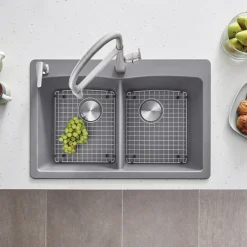 Blanco Stainless Steel Sink Grid (Diamond Double Left Bowl)