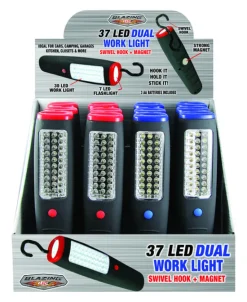 Blazing LEDz 240 lumens Assorted LED Work Light Flashlight AA Battery (Pack of 12)