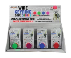 Blazing LEDz Key Rings Key Ring Metal/Plastic 1 pk (Pack of 24)
