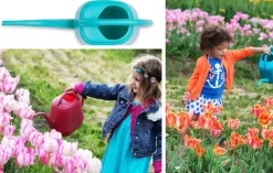 Bloem Earthly Yellow 56 oz. Plastic Aqua Rite Watering Can