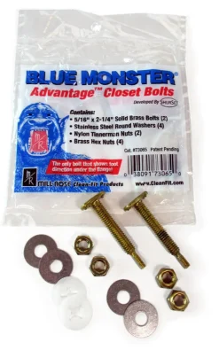 Blue Monster Closet Bolts