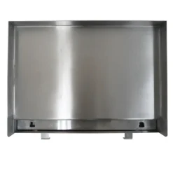 Blue Rhino Silver Stainless Steel 2-Handle Rectangular Griddle 18 L x 14 H x 3 W x 14 D in.