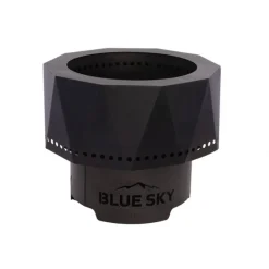 Blue Sky Outdoor Living 15.76 in. W Steel Round Wood Pellets Fire Pit