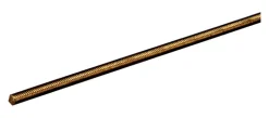 Boltmaster 0.164 in. Dia. x 12 in. L Threaded Brass Rod 1 pk
