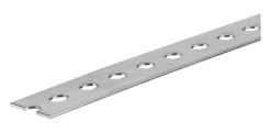 Boltmaster 0.07 in. x 1.38 in. W x 48 in. L Steel Slotted Flat Bar (Pack of 5)