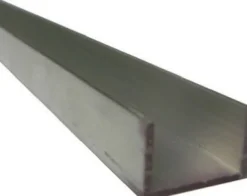 Boltmaster U Channel 1/16" X 1/2" X 33/64" X 8' Aluminum, Mill For 3/8" Material Bulk (Case of 5)